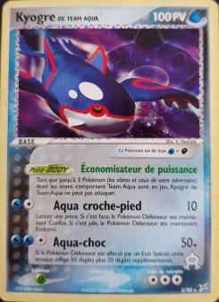 Kyogre de Team Aqua card
