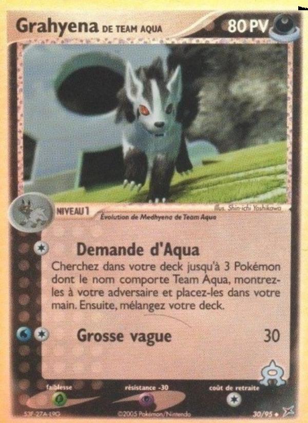 Grahyena de Team Aqua card