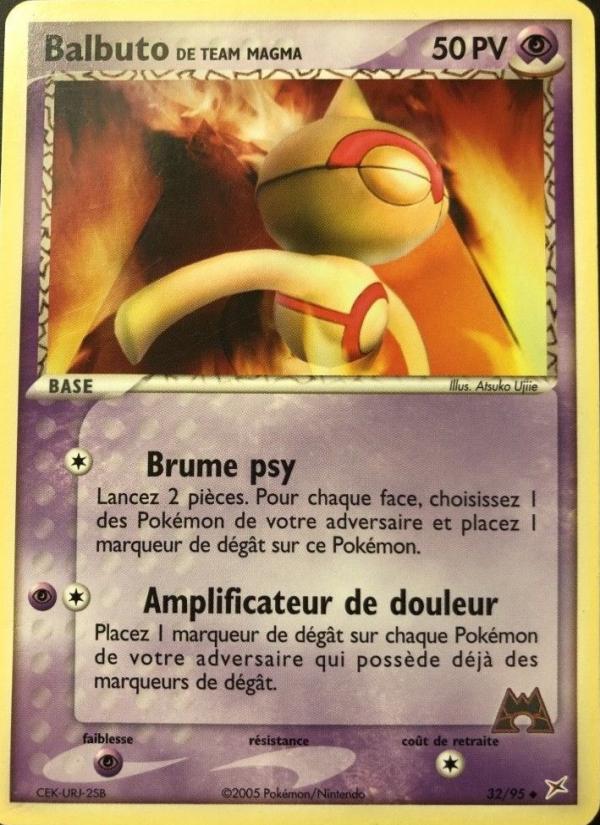 Balbuto de Team Magma card