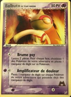 Balbuto de Team Magma card