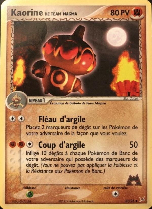 Kaorine de Team Magma card