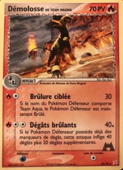 Démolosse de Team Magma card