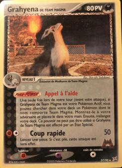 Grahyena de Team Magma card
