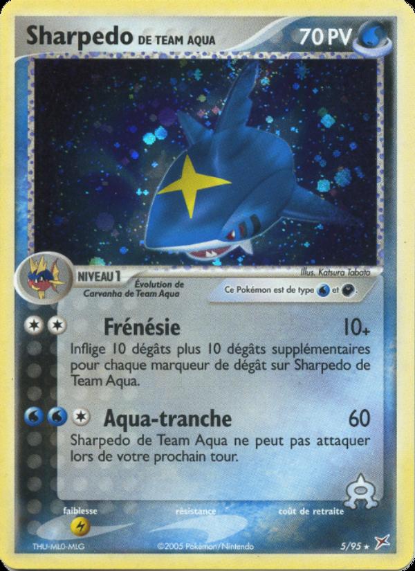 Sharpedo de Team Aqua card