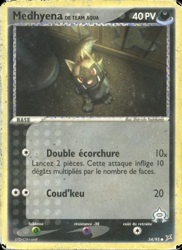 Medhyena de Team Aqua card
