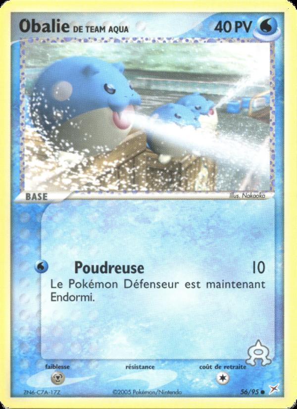 Obalie de Team Aqua card