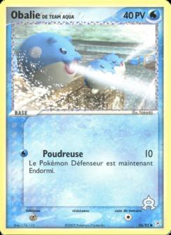 Obalie de Team Aqua card