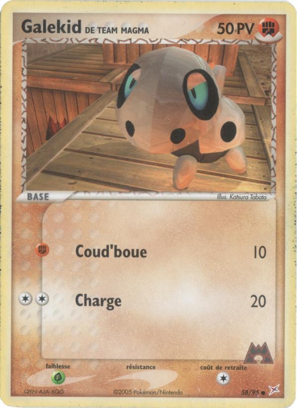 Galekid de Team Magma card