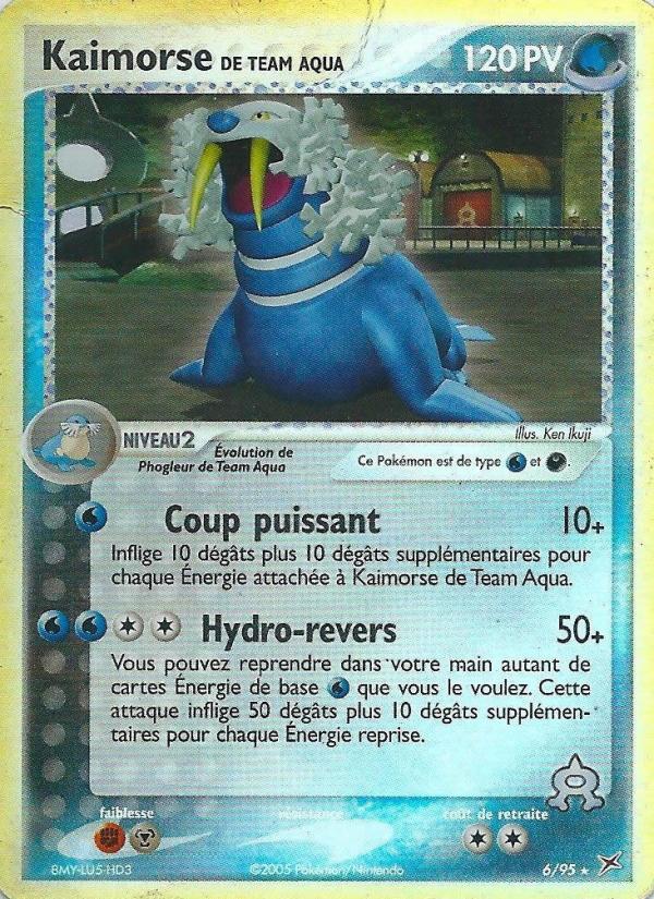 Kaimorse de Team Aqua card