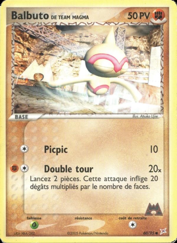 Balbuto de Team Magma card