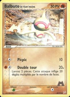 Balbuto de Team Magma card