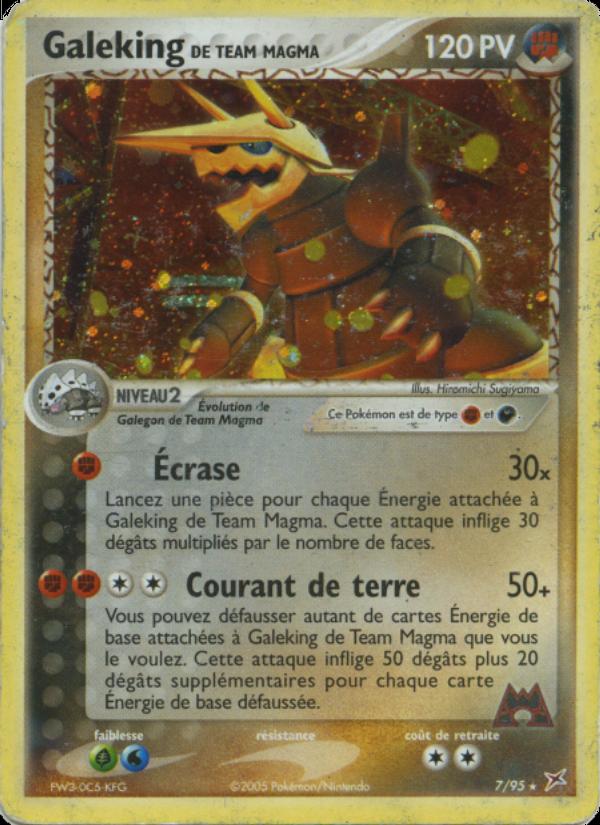 Galeking de Team Magma card