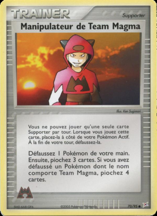 Manipulateur de Team Magma card