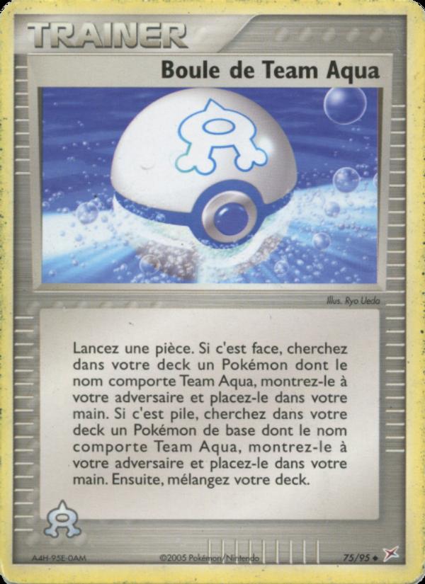 Boule de Team Aqua card