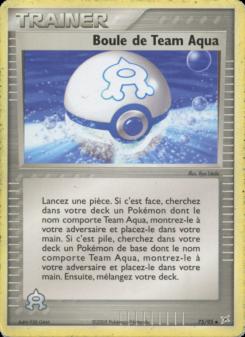 Boule de Team Aqua card