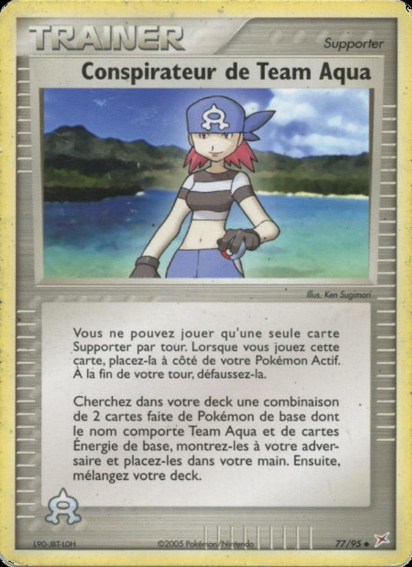 Conspirateur de Team Aqua card