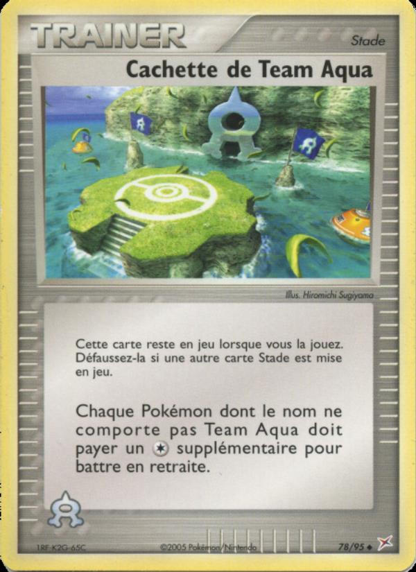 Cachette de Team Aqua card
