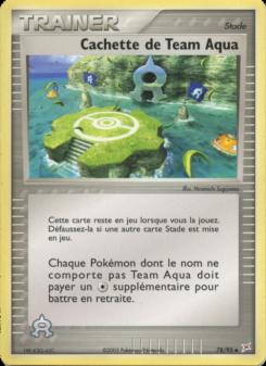 Cachette de Team Aqua card