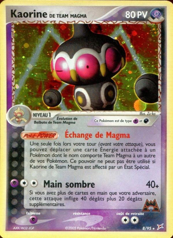 Kaorine de Team Magma card
