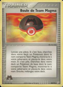 Boule de Team Magma card