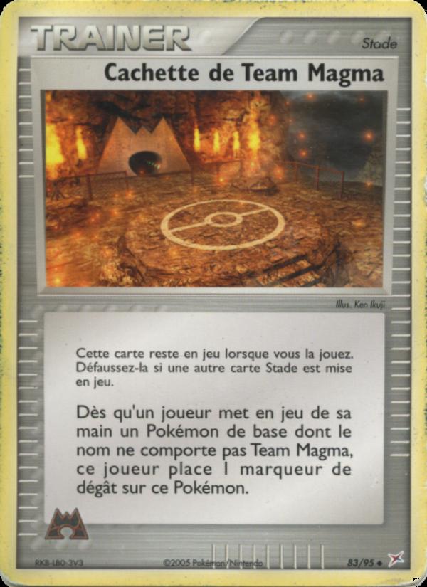 Cachette de Team Magma card