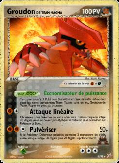 Groudon de Team Magma card