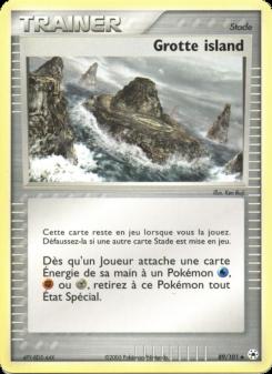 Grotte island card