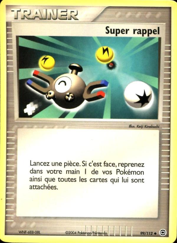 Super rappel card