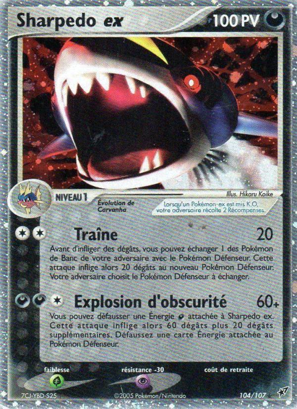 Sharpedo ex card