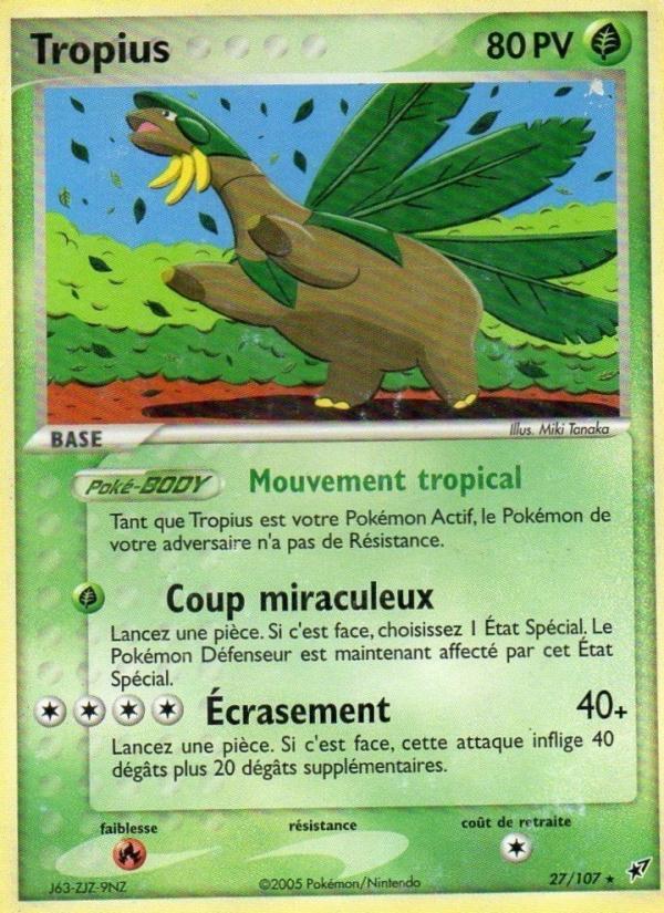 Tropius card