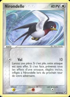 Nirondelle card