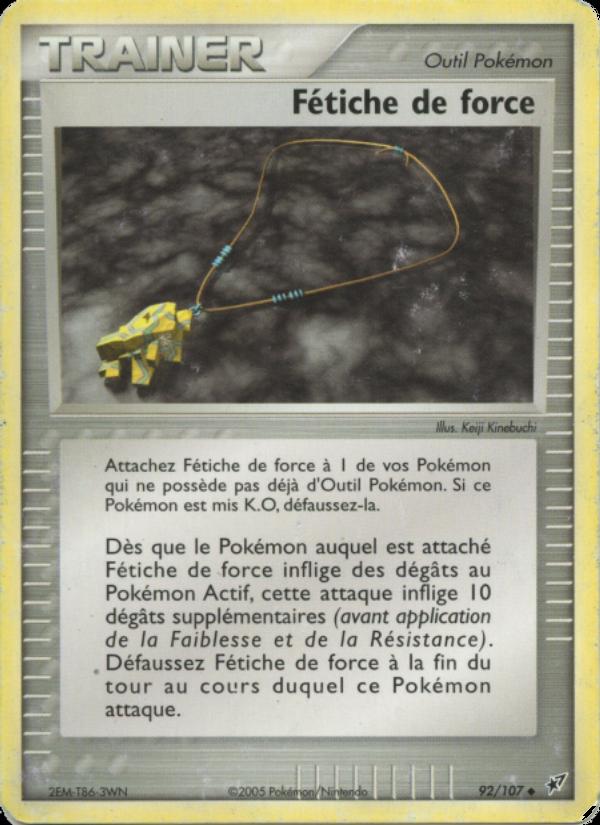 Fétiche de force card