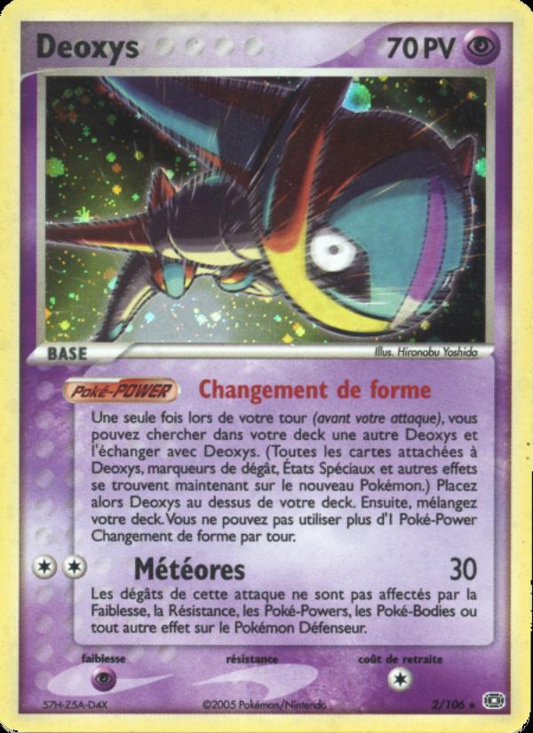 Deoxys card