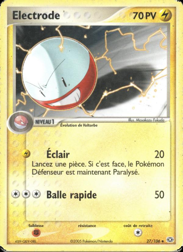 Electrode card