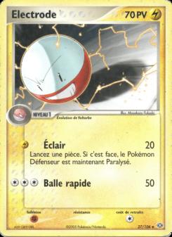 Electrode card