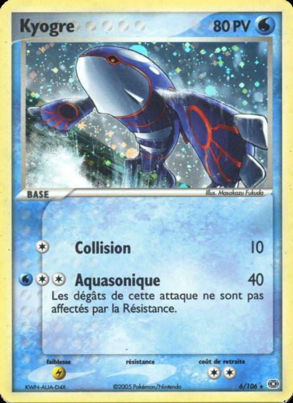 Kyogre card