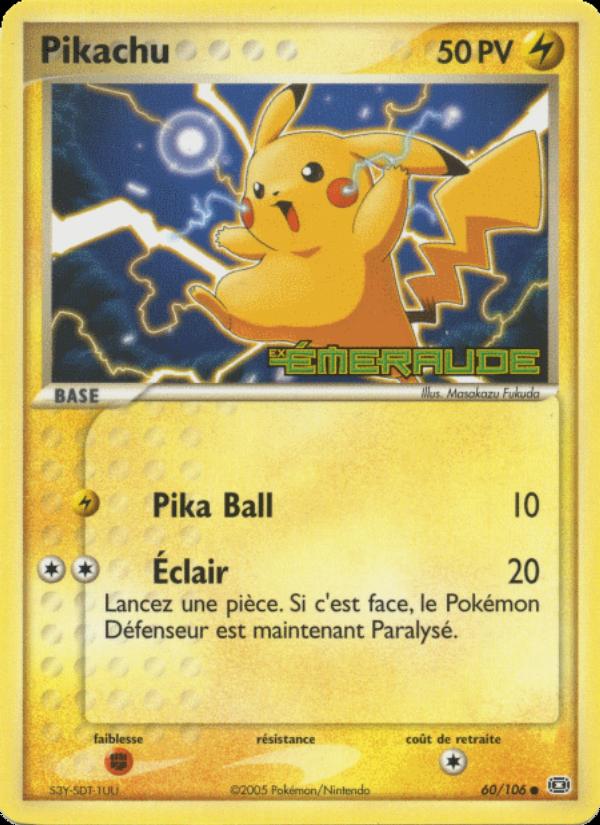 Pikachu card