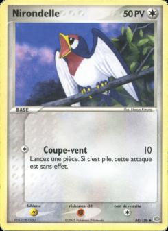 Nirondelle card