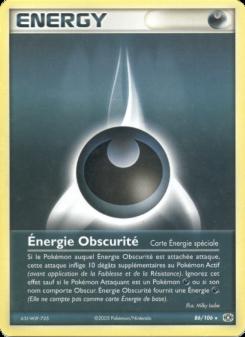 Énergie Obscurité card