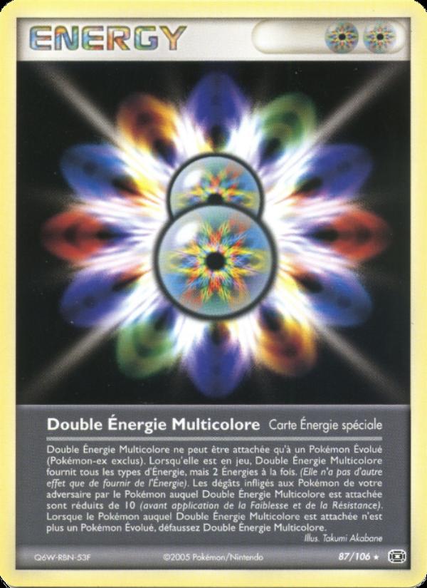 Double Énergie Multicolore card