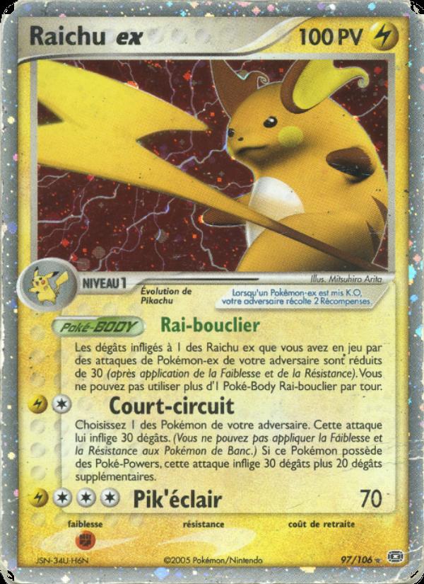 Raichu ex card