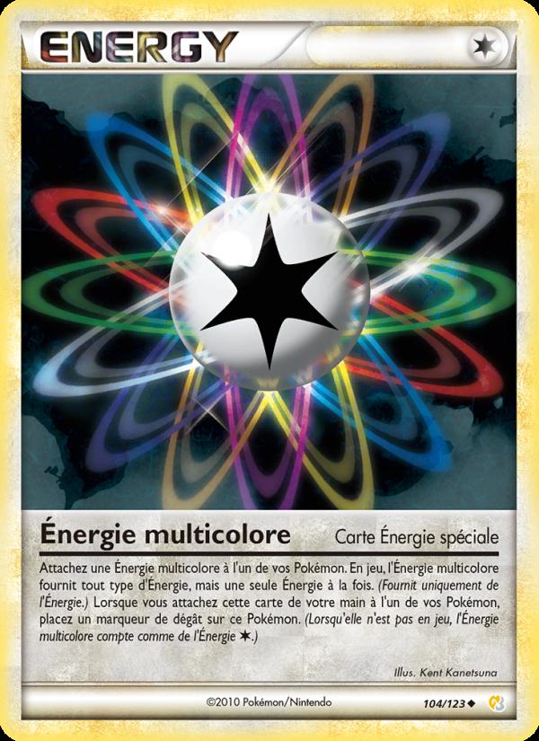 Énergie multicolore card