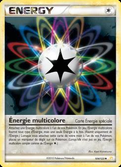 Énergie multicolore card