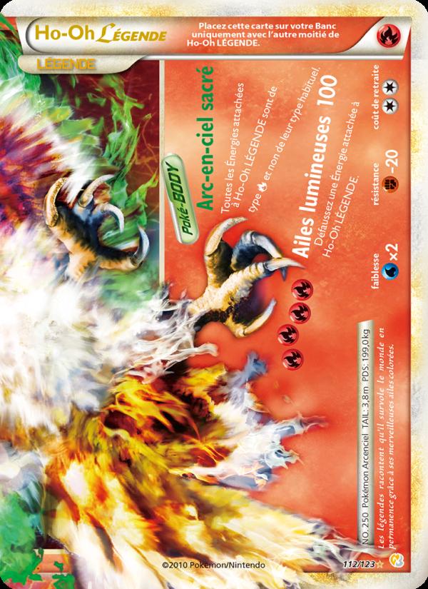 Ho-Oh LÉGENDAIRE card