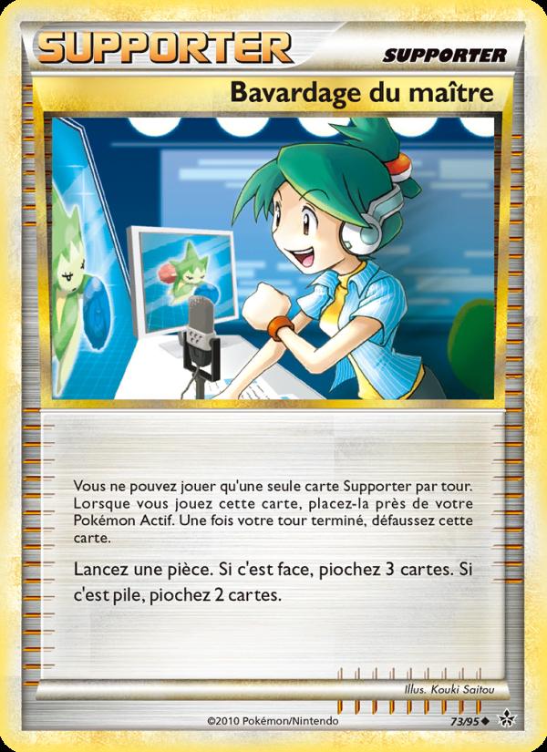 Bavardage du maître card