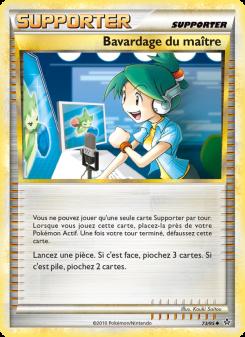 Bavardage du maître card