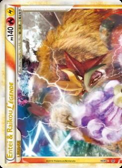 Entei & Raikou LÉGENDE (haut) card