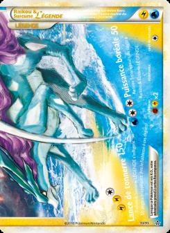 Raikou & Suicune LÉGENDE (bas) card