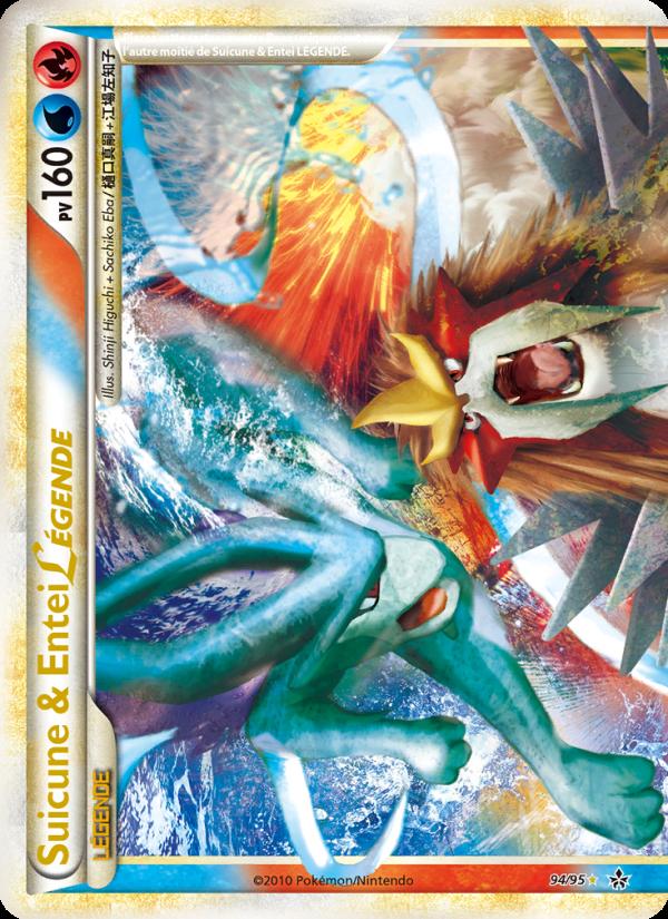 Suicune & Entei LÉGENDE (haut) card