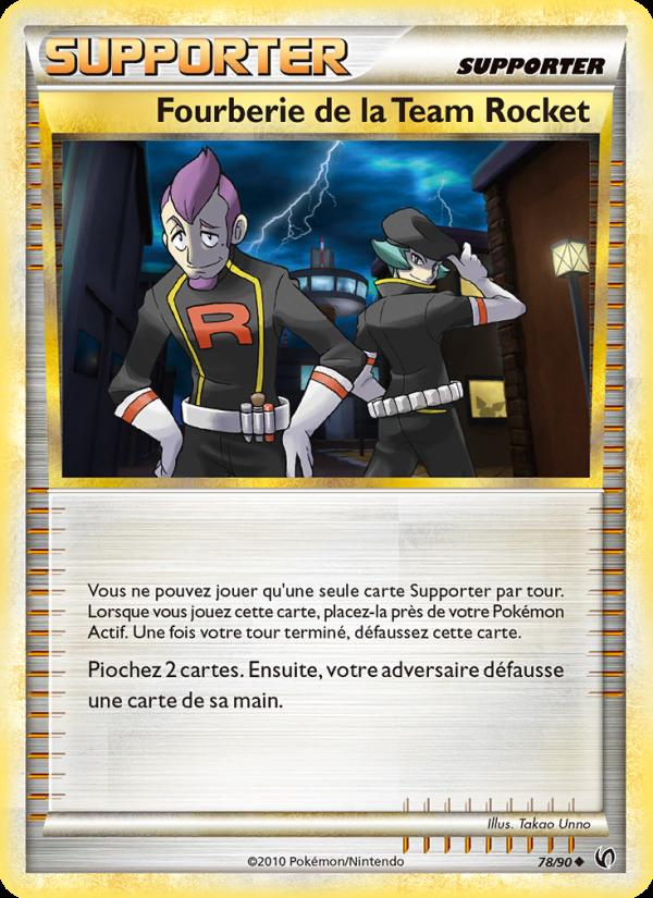 Fourberie de la Team Rocket card